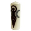 Brown Goddess - Large Pillar Candle