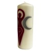 Dark Pink Goddess - Large Pillar Candle