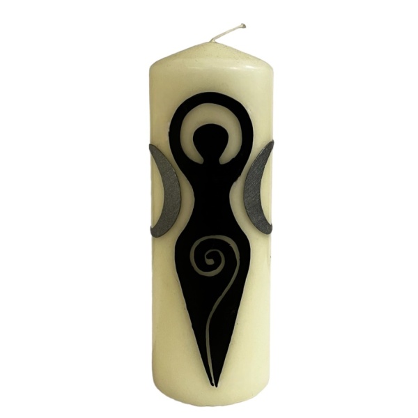 Black Goddess - Large Pillar Candle