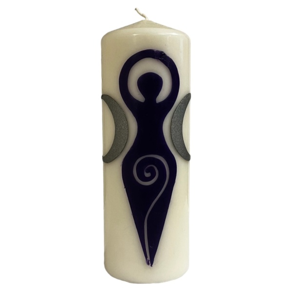 Purple Goddess - Extra Large Pillar Candle
