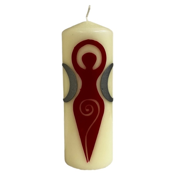 Red Goddess - Large Pillar Candle
