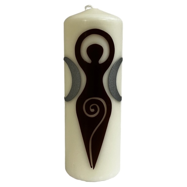 Brown Goddess - Large Pillar Candle